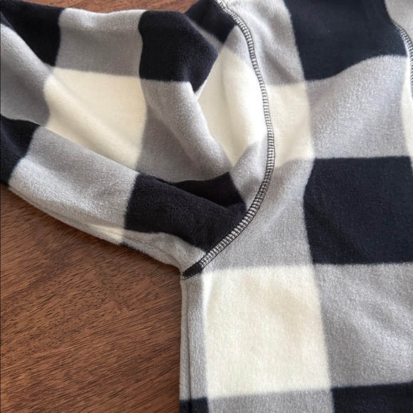 Style & Co quarter zip fleece plaid sweatshirt - Picture 11 of 11